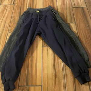 2 pairs lee boys sweat pants|| size Small